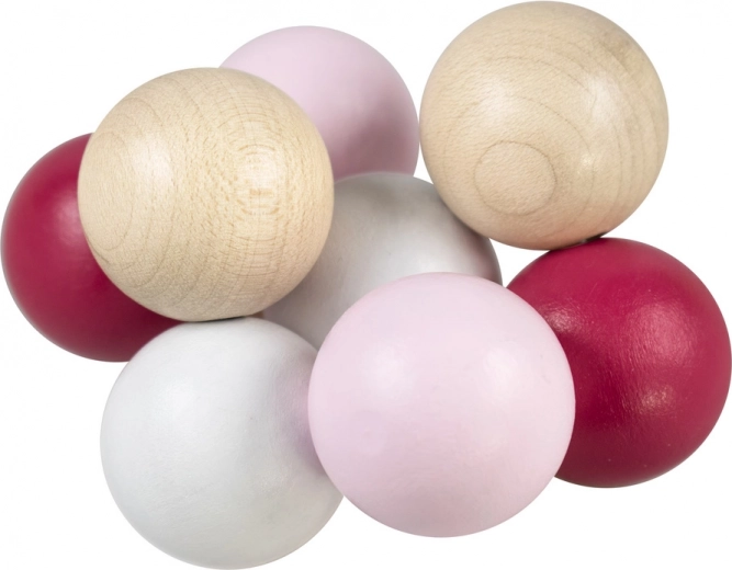 Detoa Kuličky na šňůře růžové