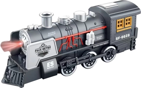 Retro lokomotiva SF-0628 se zvukem a světlem 20 cm
