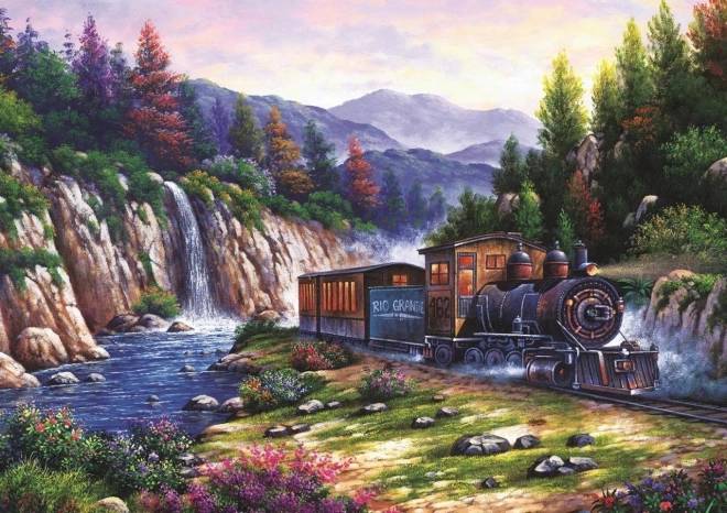 Puzzle cestování vlakem 1000 dílků ART PUZZLE
