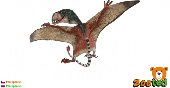 Model letícího pterosaura