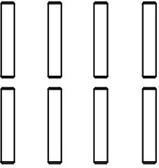 Jamara montážní čep 2 × 11 mm pro uchycení kola - 1 kus
