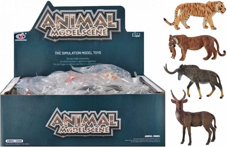 Divoká zvířata – realistické plastové figurky 15 cm