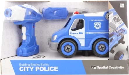 Šroubovací policejní auto s dálkovým ovládáním