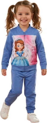 Dívčí tepláková souprava Disney Sofie První modrá – Velikost: 98