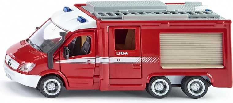 Model hasičského vozu MERCEDES-BENZ Sprinter 6x6 1:50 SIKU