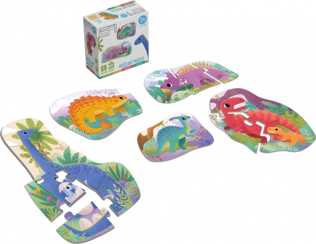 Velké puzzle dinosauři KukiKuk