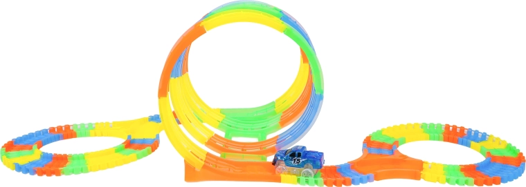 Svítící dráha a LED autíčko