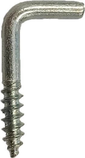 Skoba se závitem do dřeva 25 × 2,5 mm pozinkovaná, 600 ks