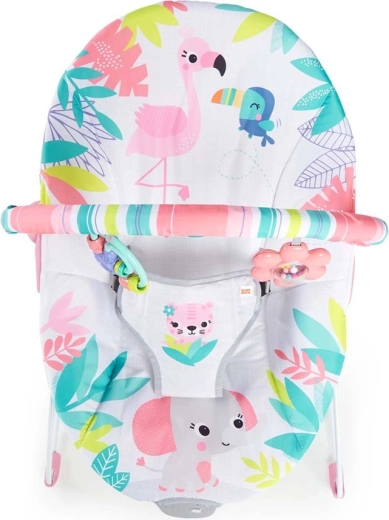 Zábavná hrazdička se dvěma hračkami