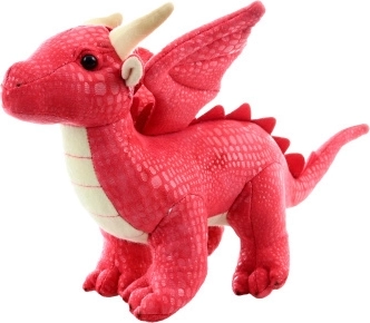 Plyšový drak červený 20 cm eco-friendly