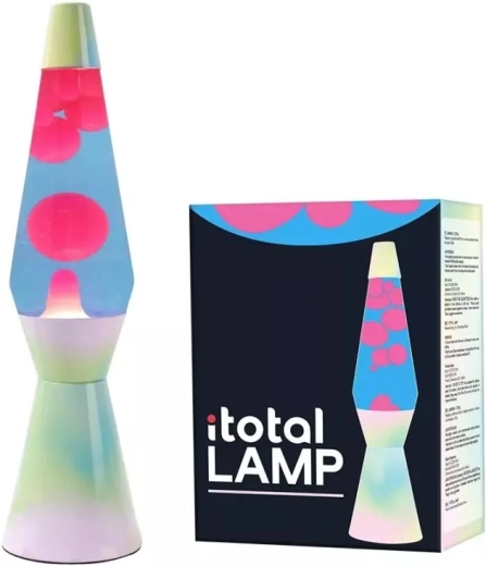 Duha dekorativní lávová lampa