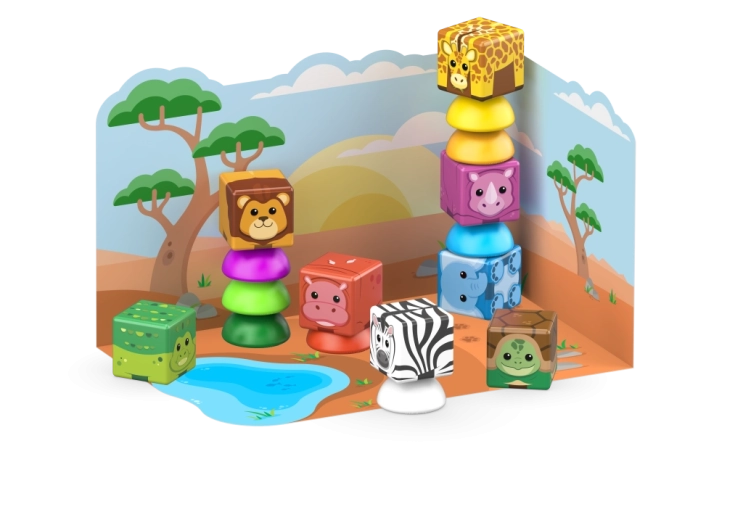 Safari zvířátka pro hru plnou fantazie