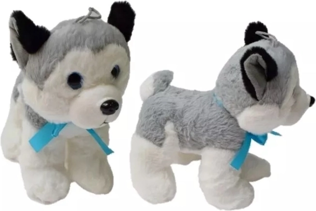 Plyšový husky střední 20 cm