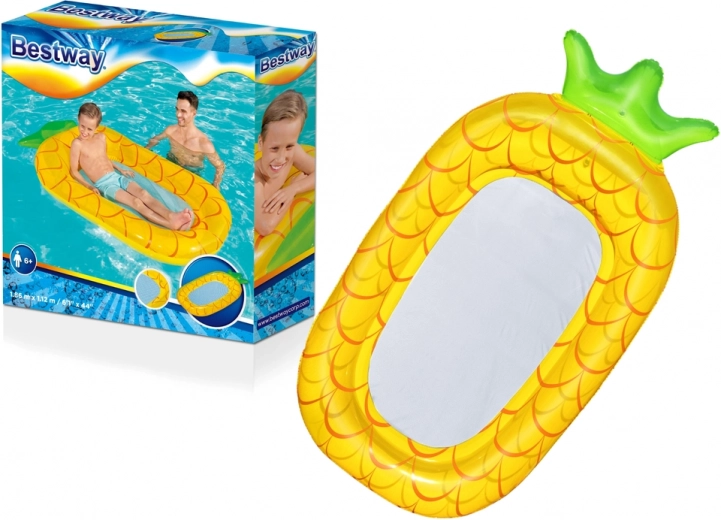 Nafukovací lehátko s síťovaným dnem 186 × 112 cm Bestway – Ananas