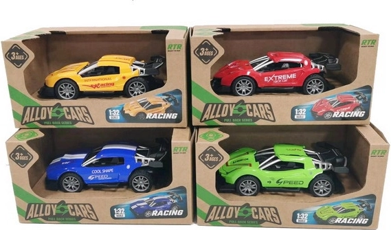 Kovová bugina na zpětné natažení 12 cm