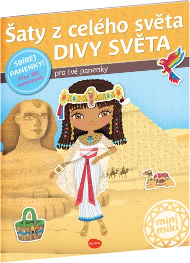 Šaty z celého světa: Divy světa – kniha samolepek