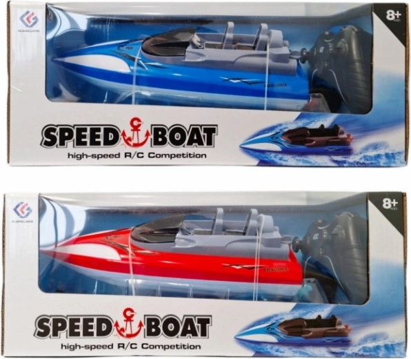 Dálkově ovládaný motorový člun