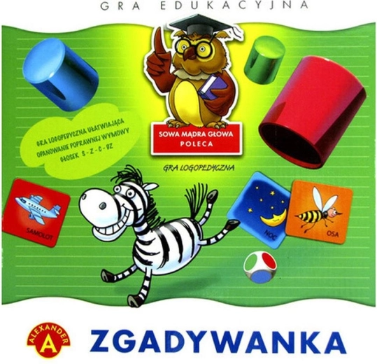 Zgadywanka – logopedická hra na výslovnost s, z, c, dz