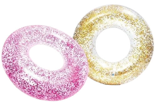 Nafukovací kruh s třpytkami INTEX Sparkling Glitter 107 cm