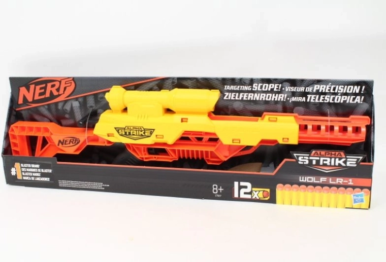 Nerf Alpha Strike Wolf LR-1 manuální pěnová odstřelovací puška