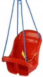 Plastová dětská houpačka ve tvaru křesílka