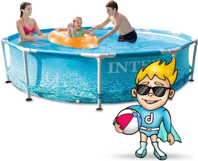 Stabilní kovový rám pro bezpečné koupání