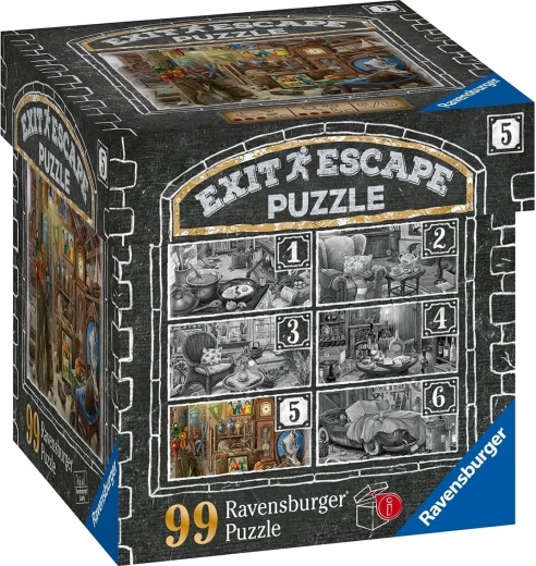Ravensburger Únikové Puzzle Strašidelné Sídlo 5: Na Půdě