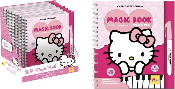 Lisciani vodní omalovánky Hello Kitty s vodním fixem