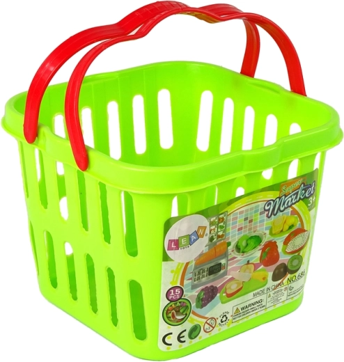 Realistický košík plný dobrot