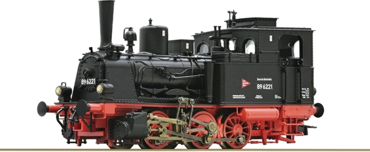 Parní lokomotiva ROCO BR 89.70–75 DR H0