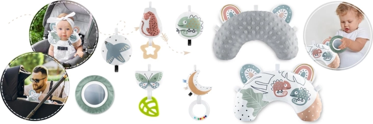 7 smyslových hraček a polštářek zdarma