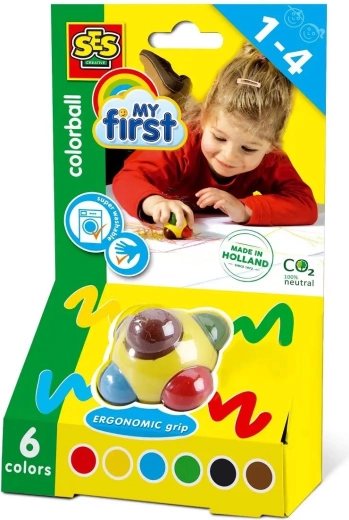 Šest barev v jedné pastelce
