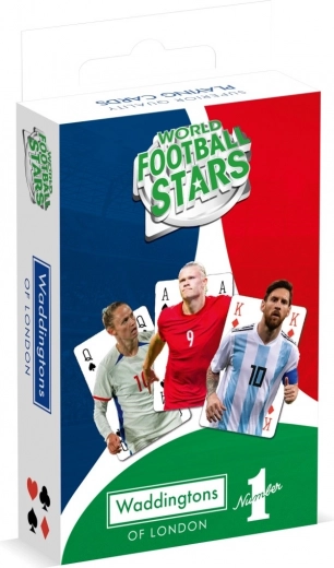 Hrací karty Waddingtons No. 1 World Football Stars