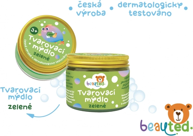 Tvarovací mýdlo v uzavíratelné dóze – Zelená