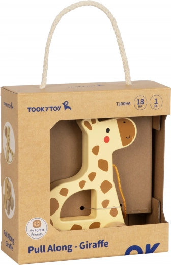 dřevěná tahací žirafa TOOKY TOY