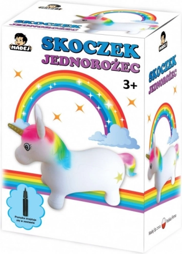 Skákací jednorožec s pumpičkou MADEJ