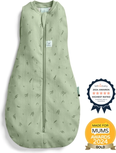 ErgoPouch zavinovačka a spací pytel 2v1 Cocoon willow 0,2 TOG (0–3 měsíce, 3–6 kg)