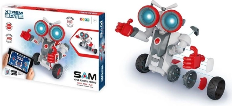 Xtrem bots Sam STEM robot – postav a programuj