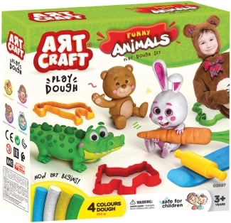 Art Craft sada na modelování zábavná zvířátka 200 g