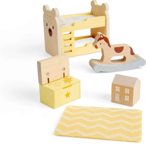 Houpací kůň a truhla na hračky pro ještě více hry