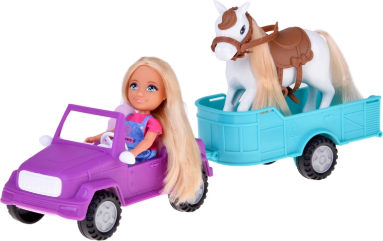 Terénní auto s odpojitelným přívěsem