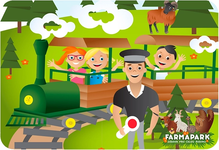 3D prostírání Farmapark koník PRIME