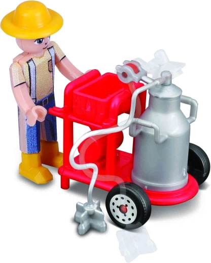 Pojízdný vozík s dojičkou