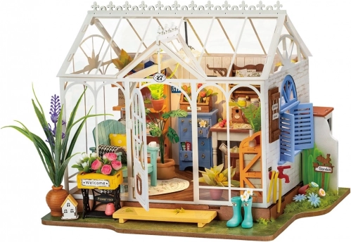 3D dřevěné puzzle Vysněný zahradní dům