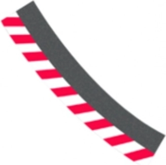 vnější krajnice pro zatáčku 3/30° pro autodráhy carrera evolution, digital 132 a digital 124