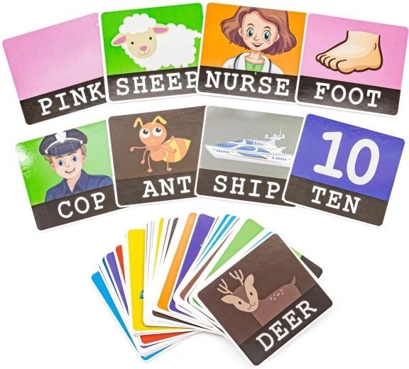 120 obrázkových karet i jako „flashcards“