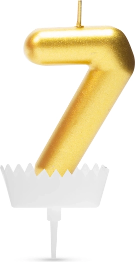 Dortová svíčka číslo 7