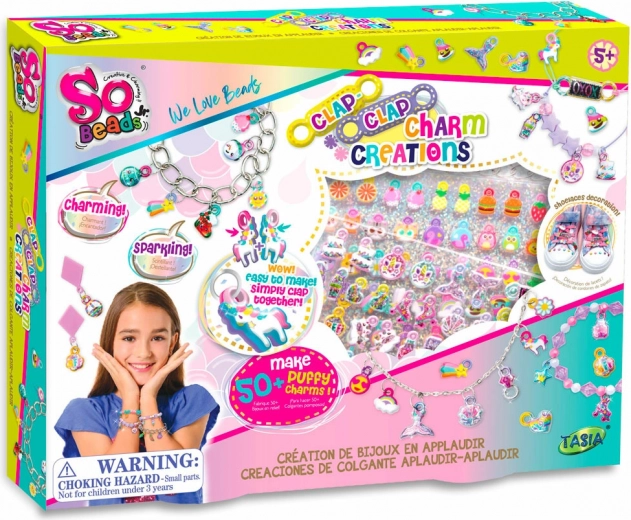 Tasia Clap Clap – kreativní set náramků a náhrdelníků s přívěsky