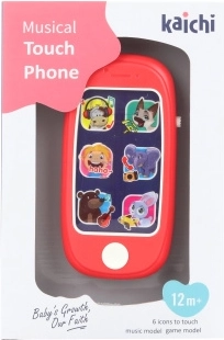 Dětský dotykový telefon se světly a zvuky