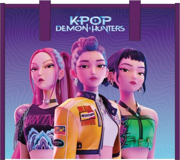K-pop Demon Hunters plážová taška